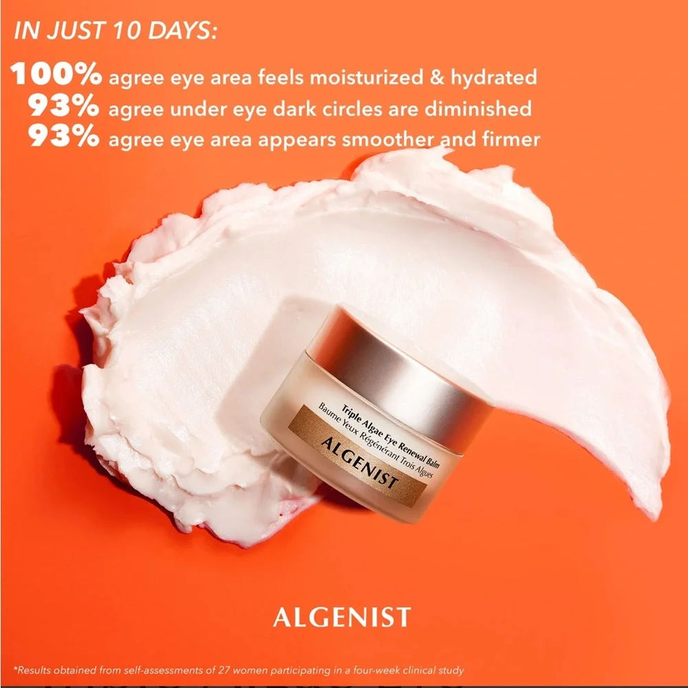 ALGENIST Triple Algae Eye Renewal Balm 0.5oz $68 NIB